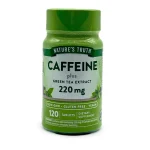 قرص کافئین عصاره چای سبز نیچرز تروث 220 میلی‌گرم 120 عددی  Nature’s Truth Caffeine Green Tea Extract