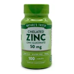زینک نیچرز تروث 50 میلی‌گرم 100 عددی  Nature’s Truth Chelated Zinc 50 mg