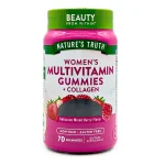 پاستیل مولتی‌ ویتامین  کلاژن نیچرز تروث مخصوص بانوان ۷۰ عددی  Nature’s Truth Women’s Multivitamin Gummies Collagen