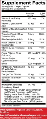 هیرتامین ادونس فرمولا Hairtamin Advanced Formula - تصویر 2