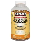 روغن ماهی سالمون آلاسکا کرکلند  Kirkland Signature Fish Oil Blend 1000mg
