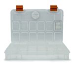 جعبه قرص و مکمل ورزشی ۱۵ محفظه‌ای شفاف سایز بزرگ Compartment Supplement Organizer Box - تصویر 2