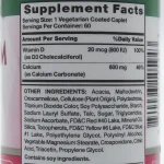 قرص کلسیم و ویتامین D3 نیچرز تروث Nature's Truth Calcium 600 mg - تصویر 4