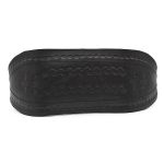 کمربند بدنسازی چرمی حرفه‌ای مشکی کلاسیک Premium Leather Weightlifting Belt - تصویر 3