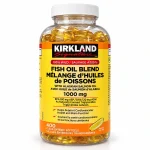 کپسول امگا ۳ روغن ماهی کرکلند ۱۰۰۰ میلی‌گرم ۴۰۰ عددی | Kirkland Signature Fish Oil