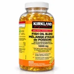 کپسول امگا ۳ روغن ماهی کرکلند ۱۰۰۰ میلی‌گرم ۴۰۰ عددی | Kirkland Signature Fish Oil - تصویر 5